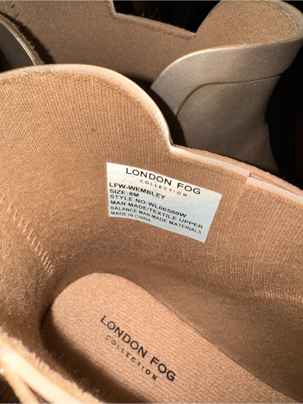 *New* London Fog Women's Metallic Gold Rain Boots - Picture 5 of 8